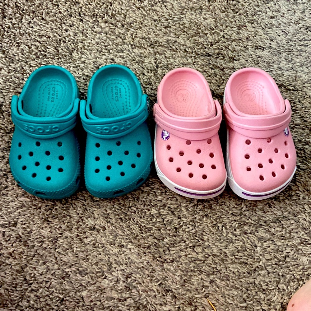 Crocs toddler size 5c bundle